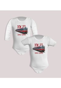 nikiniki - EN57 Regio — body (Rozmiar: 12M; Długość rękawa: długi; Rodzaj nadruku: EN57 Regio). Materiał: bawełna. Wzór: nadruk