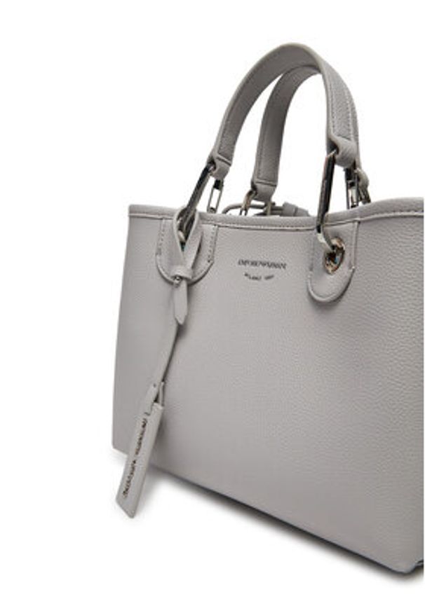Emporio Armani Torebka EW000361 AF12036 M8118 Szary. Kolor: szary. Materiał: skórzane