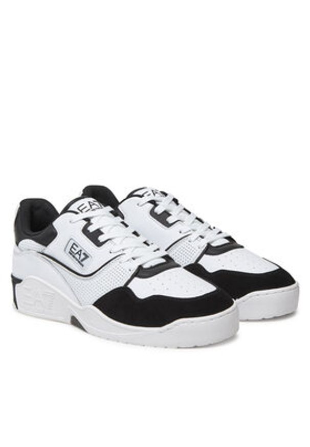 EA7 Emporio Armani Sneakersy X8X187 XK402 C695 Biały. Kolor: biały. Materiał: skóra