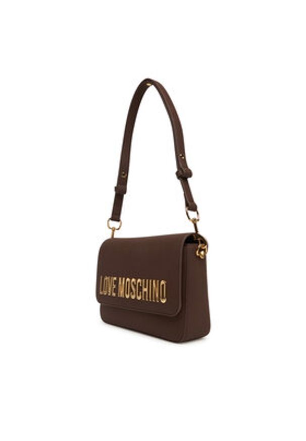 Love Moschino - LOVE MOSCHINO Torebka JC4023PP1NKD0301 Brązowy. Kolor: brązowy. Materiał: skórzane