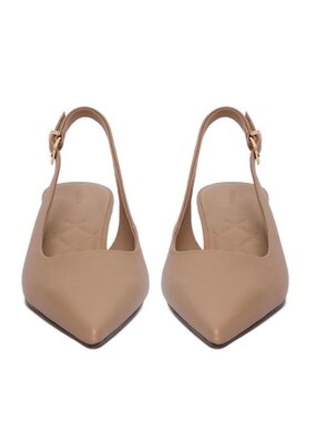 Gino Rossi - GINO ROSSI Czółenka EO-LT765-91 Beżowy. Kolor: beżowy. Materiał: skóra