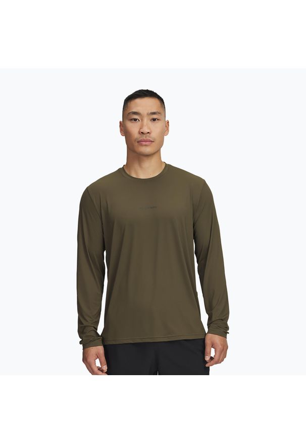 Longsleeve męski Under Armour Project Rock Iso Chill. Kolor: zielony. Długość rękawa: długi rękaw. Sport: fitness