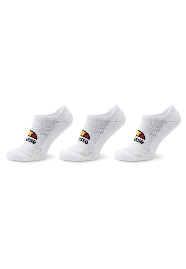 Zestaw 3 par stopek unisex Ellesse Rebi Trainer SBMA2300 White 908. Kolor: biały. Materiał: poliester, materiał