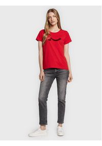 LTB T-Shirt Tilobe 80266 6089 Czerwony Regular Fit. Kolor: czerwony. Materiał: bawełna