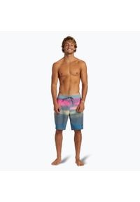 Szorty kąpielowe męskie Quiksilver Highline Straight Leg 19". Kolor: niebieski