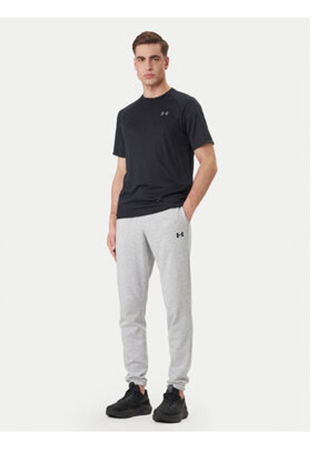 Under Armour Spodnie dresowe UA Rival 6014638 Szary Regular Fit. Kolor: szary. Materiał: bawełna