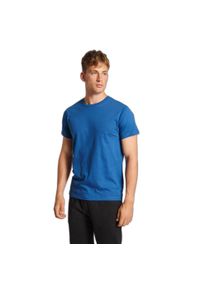 Koszulka Hummel Red Basic. Kolor: niebieski. Materiał: jersey, bawełna. Długość rękawa: krótki rękaw. Długość: krótkie. Sport: fitness #2