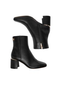 Nine West Botki CEO-LATIFA-01 Czarny. Kolor: czarny. Materiał: syntetyk, materiał #7