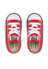 Converse Trampki Inf Chuck Taylor All Star Ox 7J236C Czerwony. Kolor: czerwony. Materiał: materiał