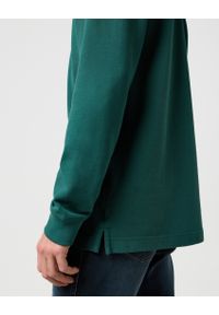 Wrangler - MESKA KOSZULKA POLO WRANGLER LS POLO SHIRT BISTRO GREEN 112371507. Typ kołnierza: polo #3
