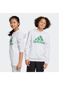 Bluza dziecięca Adidas z kapturem. Typ kołnierza: kaptur. Materiał: materiał, poliester, bawełna