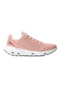 Buty do chodzenia damskie Jack Wolfskin Prelight Vent Low. Zapięcie: sznurówki. Kolor: różowy. Materiał: materiał, syntetyk, tkanina. Szerokość cholewki: normalna. Sport: turystyka piesza