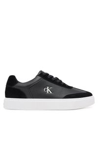 Calvin Klein Sneakersy Classic Cupsole Laceup Wt Mix YM0YM01429 Czarny. Kolor: czarny. Materiał: skóra #1
