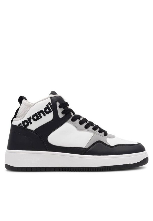 Sprandi Sneakersy HEAT MID MPRS-2022M03108-2 Czarny. Kolor: czarny. Materiał: materiał