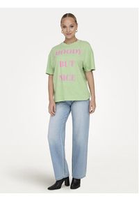 only - ONLY T-Shirt Rilly 15316994 Zielony Regular Fit. Kolor: zielony. Materiał: bawełna #8