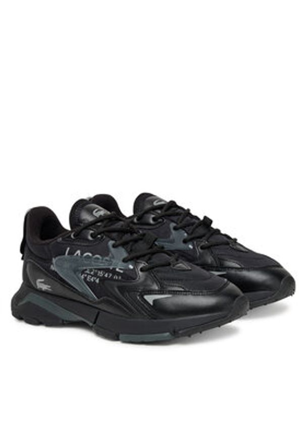 Lacoste Sneakersy L003 Neo Tech 7-50SMA0202 Czarny. Kolor: czarny. Materiał: materiał