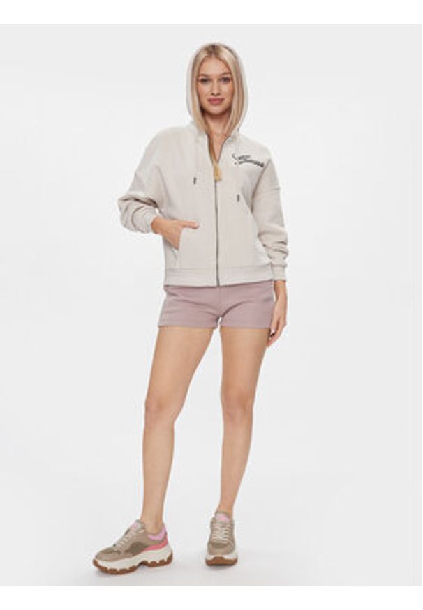 Guess Bluza W4RQ05 K9Z21 Szary Regular Fit. Kolor: szary. Materiał: syntetyk, bawełna