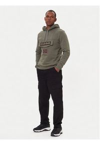Napapijri Bluza Burgee Wint 4 NP0A892T Zielony Regular Fit. Kolor: zielony. Materiał: bawełna #5