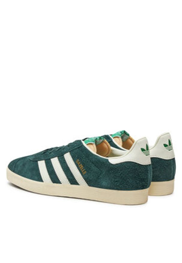 Adidas - adidas Sneakersy Gazelle IF9655 Zielony. Kolor: zielony. Materiał: zamsz, skóra. Model: Adidas Gazelle