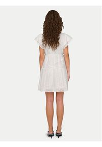 only - ONLY Sukienka letnia Helena 15303058 Biały Regular Fit. Kolor: biały. Materiał: bawełna. Sezon: lato #2