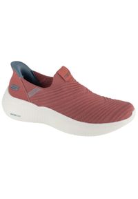 skechers - Buty sportowe Sneakersy damskie, Slip-Ins: Bobs Infinity - Daily. Kolor: różowy. Sport: turystyka piesza