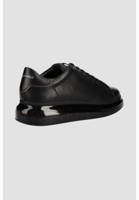 Karl Lagerfeld - KARL LAGERFELD Czarne sneakersy KAPRI KUSHION Lo Lace Lthr. Kolor: czarny