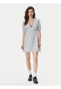 Tommy Jeans Sukienka letnia DW0DW20337 Écru Regular Fit. Materiał: syntetyk. Sezon: lato #4