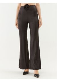 ROTATE Spodnie materiałowe 111019100 Czarny Regular Fit. Kolor: czarny. Materiał: syntetyk, materiał #1