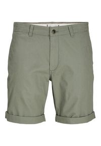 Jack & Jones - Jack&Jones Szorty materiałowe Dave 12182549 Zielony Regular Fit. Kolor: zielony. Materiał: bawełna #8