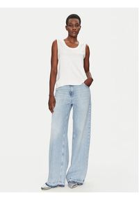 ViCOLO Bluzka TD0006 Biały Relaxed Fit. Kolor: biały. Materiał: wiskoza #3