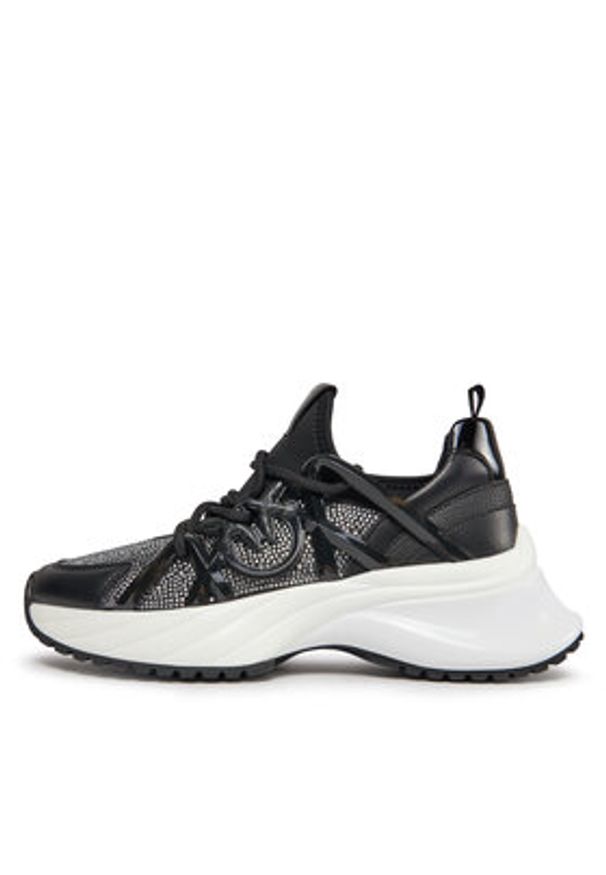 Pinko Sneakersy Ariel 01 SS0023 T014 Czarny. Kolor: czarny. Materiał: materiał