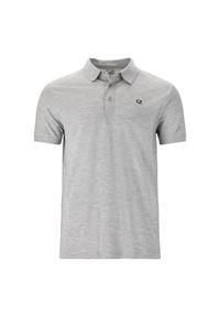 CRUZ - Polo Cruz Harrold. Okazja: na co dzień. Typ kołnierza: polo. Kolor: szary. Styl: elegancki, casual #1