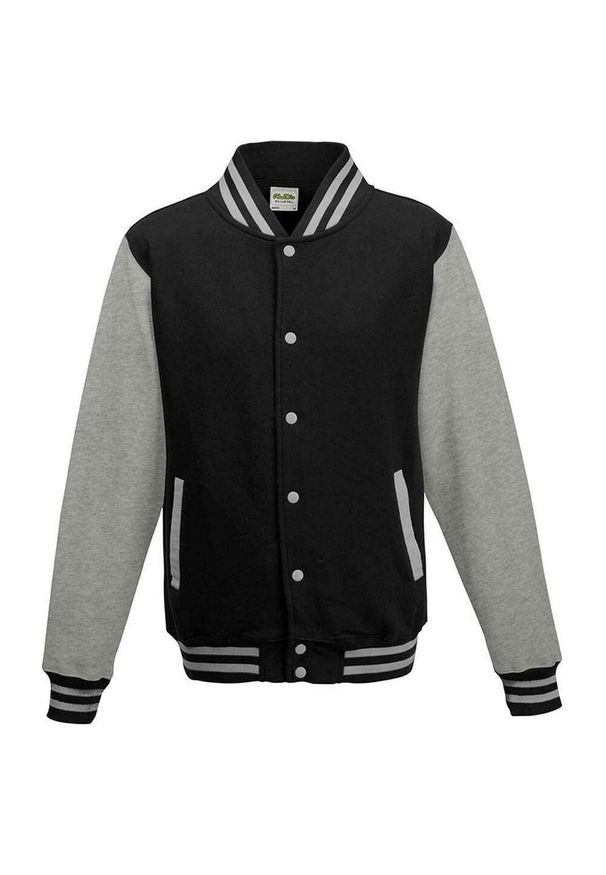 AWDIS - Kurtka Unisex Varsity Dla Dorosłych. Kolor: wielokolorowy, czarny, szary