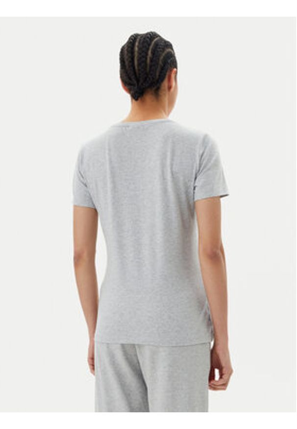 EA7 Emporio Armani T-Shirt 7W000094 AF10373 O8002 Szary Slim Fit. Kolor: szary. Materiał: bawełna