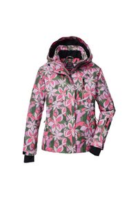 Kurtka narciarska z kapturem dla dziewczynki Killtec KSW 211. Typ kołnierza: kaptur. Kolor: zielony. Sezon: zima. Sport: narciarstwo #1