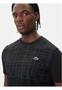 Lacoste Koszulka techniczna TH4782 Czarny Regular Fit. Kolor: czarny. Materiał: syntetyk #3