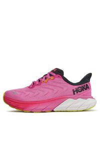 HOKA - Hoka Buty do biegania Arahi 6 1123195 Różowy. Kolor: różowy. Materiał: materiał