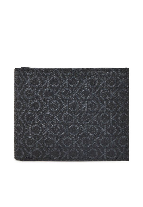 Calvin Klein Portfel męski Classic Mono Bifold 5Cc W/Coin K50K512845 Czarny. Kolor: czarny. Materiał: skóra