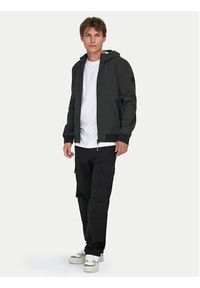 Only & Sons Spodnie materiałowe Ray 22028640 Czarny Loose Fit. Kolor: czarny. Materiał: bawełna #6
