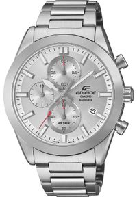 Zegarek sportowy EDIFICE Casio Edifice EFB-710D-7AVUEF100m srebrny. Kolor: srebrny. Styl: sportowy