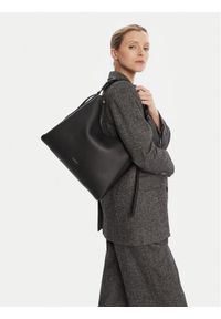 Coccinelle Torba BOHEME GRANA DOUBLE Czarny. Kolor: czarny. Materiał: skórzane #1