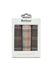 Barbour Zestaw 3 chusteczek MAC0010TA11 Zielony. Kolor: zielony. Materiał: bawełna, materiał