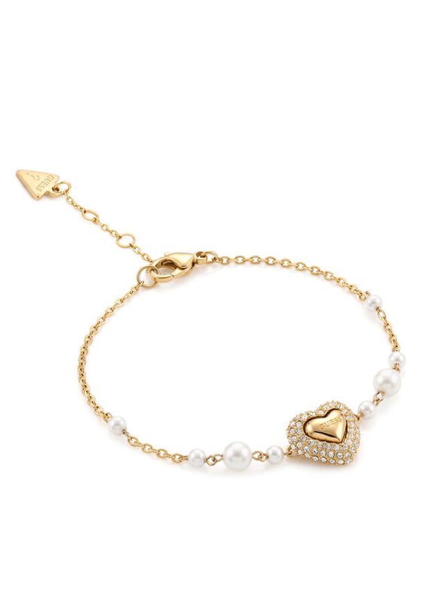 Guess Bransoletka JUBB06 009JW Złoty. Materiał: metalowe. Kolor: złoty