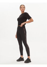 DKNY Sport Legginsy DP3P1883 Czarny Slim Fit. Kolor: czarny. Materiał: syntetyk. Styl: sportowy #3