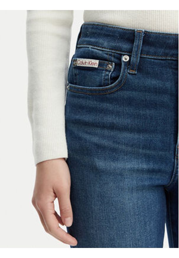 Calvin Klein Jeans Jeansy LV047G917G Niebieski Bootcut Fit. Kolor: niebieski