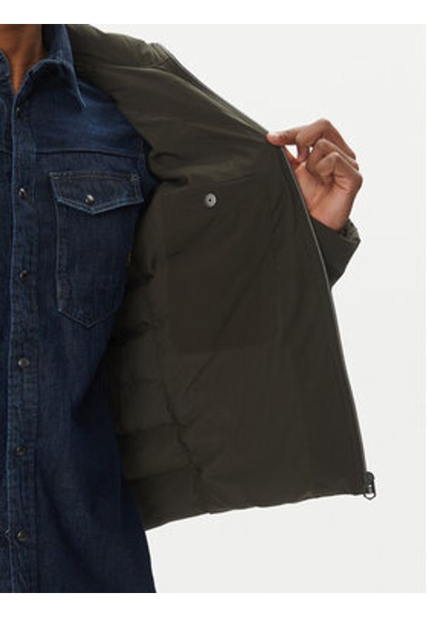 G-Star RAW - G-Star Raw Kurtka zimowa Foundation D24276-D518 Zielony Regular Fit. Kolor: zielony. Materiał: syntetyk. Sezon: zima