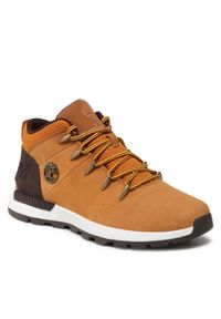 Timberland Sneakersy Sprint Trekker Mid TB0A257D231 Brązowy. Kolor: brązowy. Materiał: nubuk, skóra. Sport: bieganie