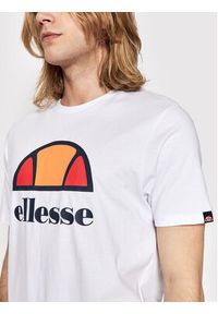 Ellesse T-Shirt Dyne SXG12736 Biały Regular Fit. Kolor: biały. Materiał: bawełna