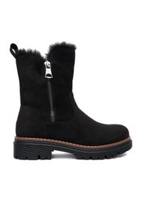 Clara Barson Botki CEO-WS6382-01 Czarny. Kolor: czarny. Materiał: materiał #1