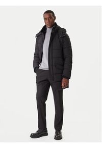 Karl Lagerfeld - KARL LAGERFELD Kurtka zimowa 505035 554586 Czarny Regular Fit. Typ kołnierza: dekolt w karo. Kolor: czarny. Materiał: syntetyk. Sezon: zima